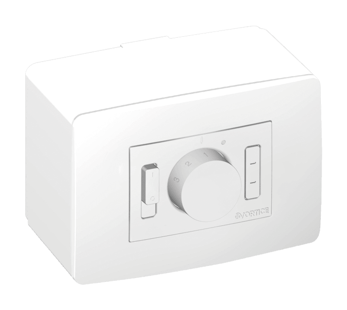 VORTICE - Pot-it potenziometro da parete e incasso con interruttore on/off per installazione in scatola standard 503.