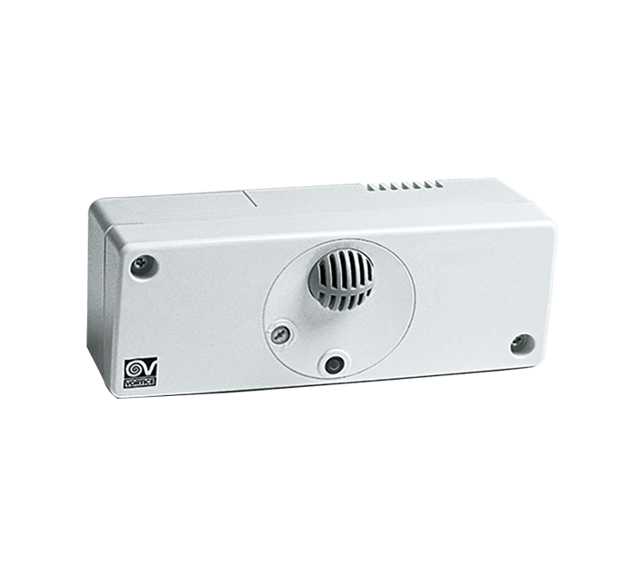 VORTICE - Sensore controllo temperatura aria, aspiratore attivo regolabile 10-40°C, timer 3-20 min dopo soglia.