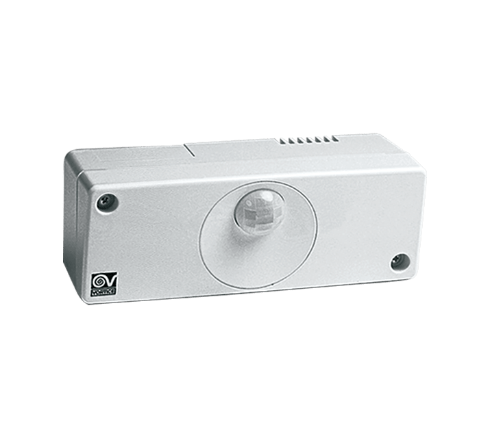VORTICE - c pir rilevatore di presenza controlla la presenza di persone e attiva l'aspiratore per un tempo regolabile da 3 a 20 minuti