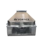 VORTICE - Slimroof 250 M ES aspiratori centrifughi da tetto con motori EC, struttura in acciaio zincato, copertura in alluminio, girante autopulente.