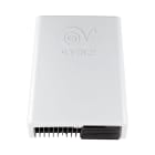 VORTICE - Premium dry a, coperchio frontale anti-uv bianco, flangia a muro con griglia, motore ac protetto, resistenza sicura, portata 120 m3/h, filtro antipolvere.