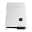 VORTICE - Premium dry coperchio frontale anti-UV bianco flangia a muro con griglia motore AC protetto resistenza sicura portata 120 m3/h filtro antipolvere