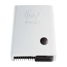 VORTICE - Premium dry coperchio frontale anti-UV bianco flangia a muro con griglia motore AC protetto resistenza sicura portata 120 m3/h filtro antipolvere