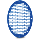 VORTICE - MSRA 40/16 griglia di protezione circolare per aspirazione, evita contatto dita con parti in movimento, in acciaio zincato o verniciato.