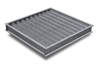 VORTICE - CMP-HUT 800X810 CMPHUT8081 Serranda di non ritorno per flussi fino a 18 m/s, telaio in acciaio zincato, lamelle in alluminio, 0°C-400°C per 2h.