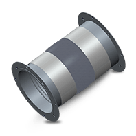 VORTICE - Bad 13 960003463 doppia flangia flessibile circolare ammortizzata collega torrette alla tubazione evitando vibrazioni resistenza M0 -50°C a 200°C