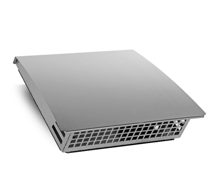 VORTICE - MWS pannello metallico antivento da esterno in lamiera d'acciaio inox. 0000021148