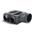 VORTICE - WDG-PH PLUS-C 6X63: plenum di distribuzione in PE compatto e leggero, ideale per spazi ridotti, attacco Ø 125 mm, 6 connessioni.