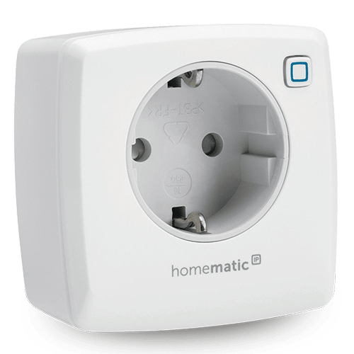 VORTICE - Homematic IP smart plug: controllo wireless, basso consumo, compatta, compatibile Alexa/Google, gestione remota con app e bridge.