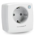 VORTICE - Homematic IP smart plug: controllo wireless, basso consumo, compatta, compatibile Alexa/Google, gestione remota con app e bridge.