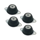 VORTICE - qbk savib 235 supporti antivibranti in gomma per ventilatori vort qbk he sal e vort qbk he comfort