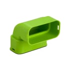 VORTICE - Curva a 90° per condotti di ventilazione sistema wdg-c-v 35, proprietà antistatiche e antibatteriche, realizzate da granulato pp vergine.