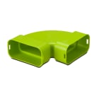 VORTICE - Curva 90° per condotti ventilazione sistema WDG35, antistatiche e antibatteriche, realizzate in granulato PP vergine, WDG-C-H 35.