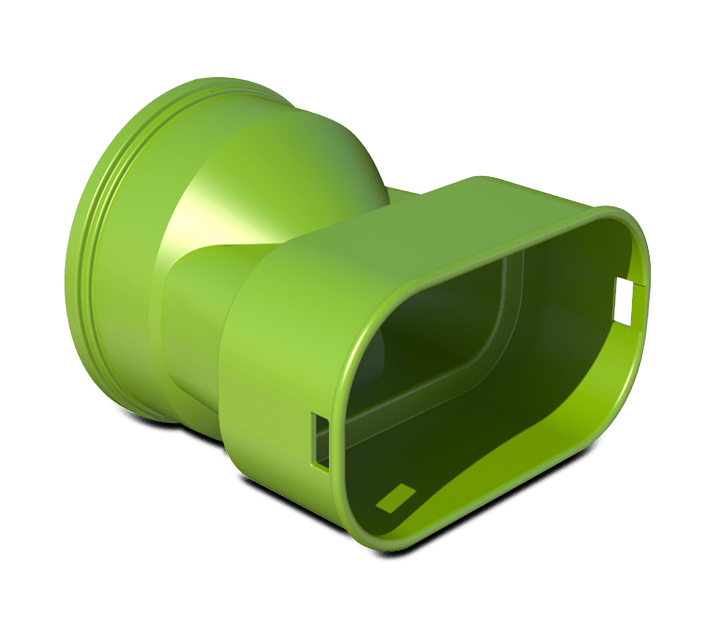 VORTICE - WDG-R 63-35 connettore per riduzione circolare ovale da sistema WDG63 a WDG35.