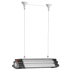 VORTICE - kit fn2 system installazione orizzontale a soffitto thermologika soleil system 2 piastre fissaggio soffitto 1 fune acciaio inox 2 metri