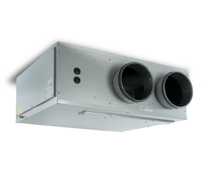 VORTICE - HRDS 50 DC moduli per deumidificazione in impianti di recupero calore, installabili a controsoffitto, con compressore efficiente e controllo opzionale.