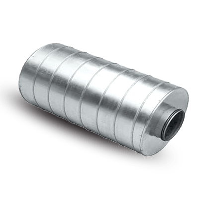 VORTICE - NA 160 PHI, attenuatore di rumore per ventilazione, installazione dopo ventola/filtro/riscaldatore, temp. -30°C a +60°C, max 2.000 Pa, 25 m/s, diametro 160 mm.
