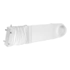 VORTICE - Adattatore 90° tondo/quadro per aspirazione e scarico attraverso lo stipite di una finestra. Diametro attacco circolare: 100 mm.