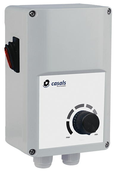 VORTICE - IREM-EMC 3 regolatore di velocità elettronico con filtro EMC, interruttore e potenziometro per ventilatori monofase, IP54, max 3 A.