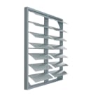 VORTICE - GGR 25/C serranda a gravità in resina plastica ABS anti-UV velocità massima aria 16 m/s 0000021950