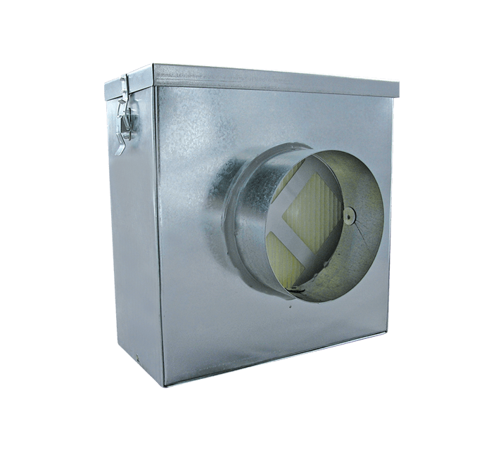 VORTICE - Filtro d'aria serie FB per ventilazione, separa impurità. Media filtrante in polipropilene, contenitore in acciaio.