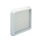 VORTICE - GGR 250: griglia a gravità da installare a parete, impedisce il rientro di aria e oggetti, fabbricata in resina termoplastica antiurto resistente UV.