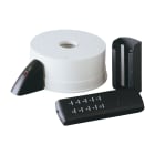 VORTICE - Telenordik 5TR telecomando per ventilatori Nordik Evolution: 5 velocità, accensione, spegnimento, inversione rotazione, timer 1 ora, include ricevitore e supporto. 0000022386