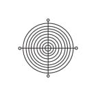 VORTICE - Griglia di protezione TR-G 70/100 da applicare sul lato di aspirazione per proteggere le parti in movimento in posizione accessibile.