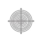 VORTICE - Griglia di protezione TR-G 70/100 da applicare sul lato di aspirazione per proteggere le parti in movimento in posizione accessibile.