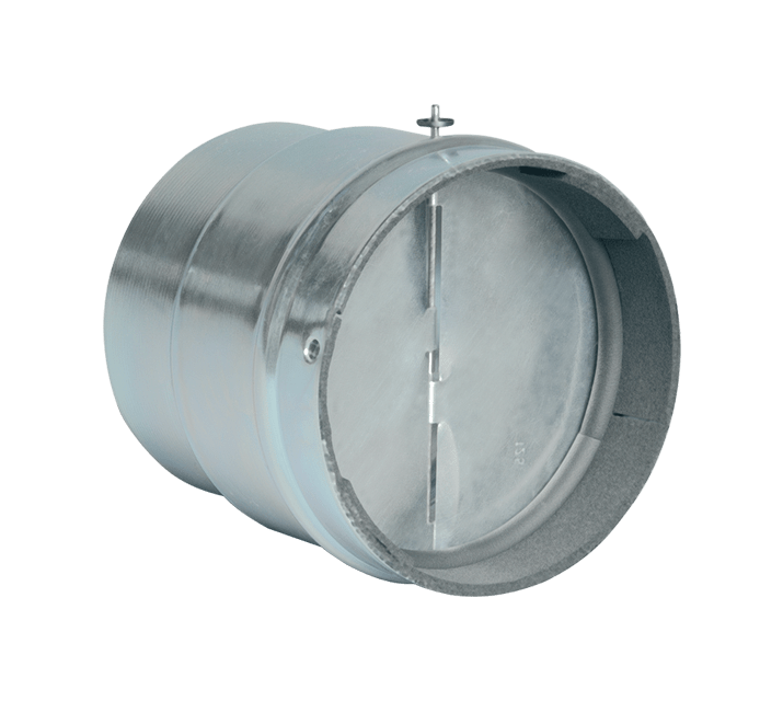 VORTICE - In-line-s 150 serranda di non ritorno, diametro 150 mm, ideale per ventilazione e condizionamento, garantisce flusso d'aria unidirezionale. 0000022562