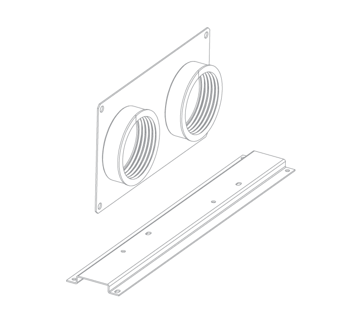 VORTICE - lineo-pf 150 kit installazione parallelo 0000022579