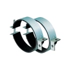 VORTICE - CA-FU 150 fascette in lamiera zincata con guarnizione in mousse di neoprene, resistenti e versatili per fissaggi sicuri e duraturi.