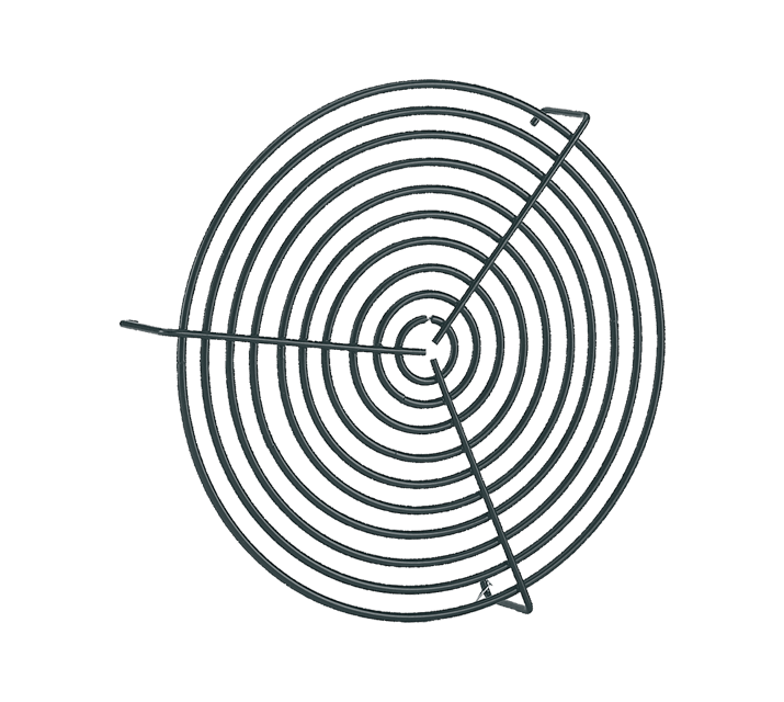 VORTICE - Lineo-g 125 griglia di protezione robusta e resistente ideale per sicurezza in ambienti industriali e domestici. 0000022702