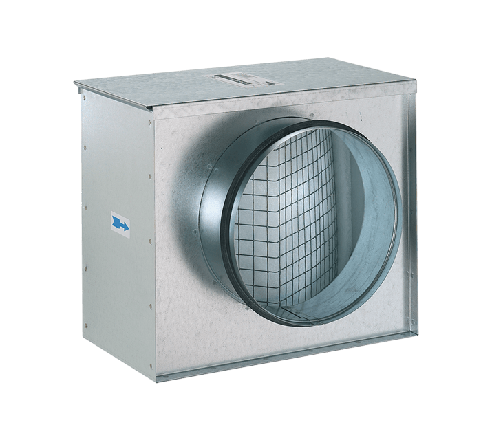 VORTICE - Filtro aria AF 250 per filtrazione remota in ventilazione forzata, media filtrante adesivo, struttura metallica in acciaio zincato.