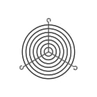 VORTICE - C-GA 10 griglia prot. aspirazione per proteggere le parti in movimento quando l'apparecchio è installato in posizione accessibile.
