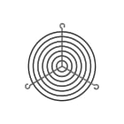 VORTICE - C-GA 31/35 griglia prot. aspirazione per proteggere le parti in movimento quando l'apparecchio è installato in posizione accessibile.