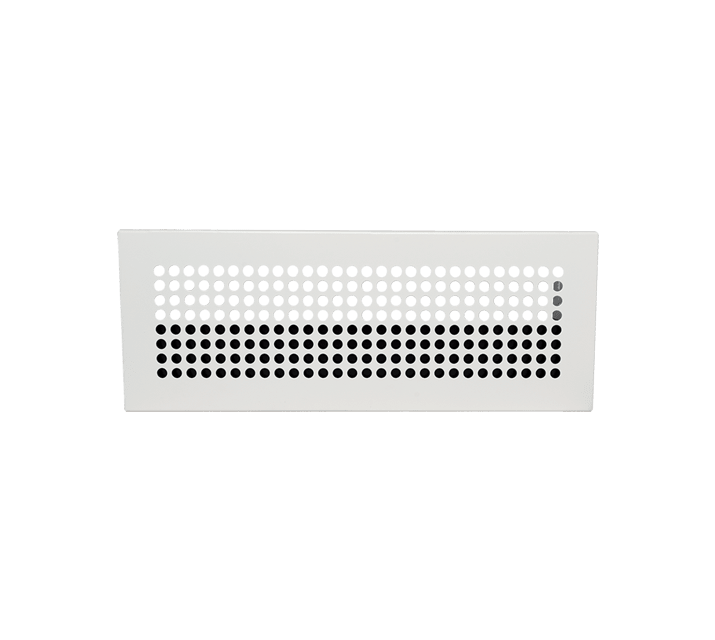 VORTICE - WDPE-BF 540X140 bocchetta ad alta induzione con frontale forellinato in acciaio zincato verniciato a polveri bianco per mandata ed estrazione.