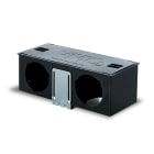 VORTICE - wdpe-pb slim 300x120 plenum bocchetta rettangolare attacco multiplo in abs con doppio attacco per wd63 75 mm