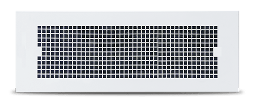 VORTICE - WDPE-BF 330X150 bocchetta ad alta induzione forellinata in acciaio zincato verniciato bianco per mandata ed estrazione sistema WDPE.