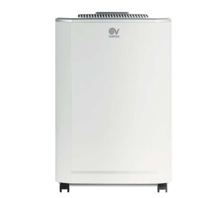 VORTICE - Deumido 14 Evo: deumidificatori trasferibili in ABS, tanica 2,5l, compressore protetto, umidostato, termostato antigelo, filtri, comandi elettronici.
