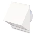 VORTICE - GGR-WDG D.125 griglia antivento in lamiera zincata e verniciata a polvere con protezione anti volatile diametro attacco 125 mm.