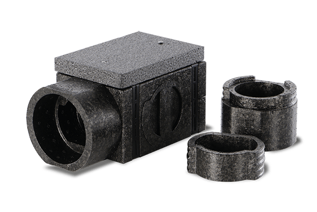 VORTICE - Plenum bocchetta rettangolare in PE 170x120, attacco WD63 o WD75, staffe e filtro inclusi, collegabile in serie, attacco posizionabile.