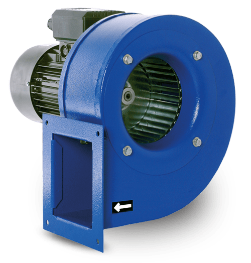 VORTICE - CMS 12/5 M4 0,08KW ventilatori centrifughi industriali media pressione girante a pale avanti motore AC 4 poli IP55 max 130°C orientamento LG 270.