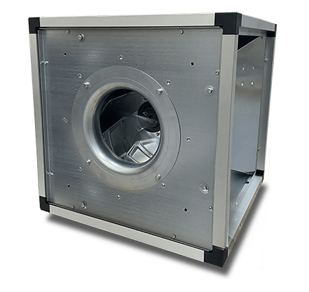 VORTICE - Vort QBK SAL-KC EVO 450 T4 1,1KW casse ventilanti per estrazione aria calda umida inquinata struttura alluminio motore AC girante autopulente.