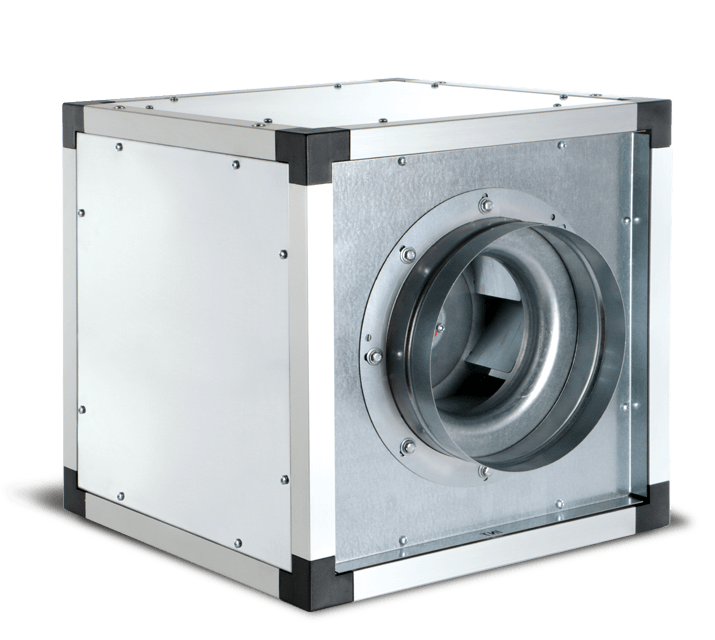 VORTICE - Vort QBK HE Comfort 400 4T, casse ventilanti silenziate, struttura in alluminio, motore AC trifase, girante autopulente, installazione esterna.