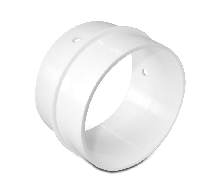 VORTICE - Tubo connettore EK0028 per canale circolare in poliestere, diametro 100 mm.