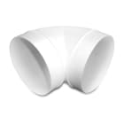 VORTICE - Curva a gomito 90° rotonda Ø 100 in polistirene VKC300. Curve sezione circolare per impianti. 0000046191