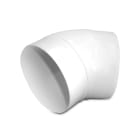 VORTICE - curva a gomito 45 rotonda 100 vkc301 in polistirene, curva a gomito 45° Ø 100