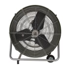 VORTICE - Nordik Storm 61/24 ventilatori da pavimento con cerchione in acciaio verde, griglie in filo nero, supporto tubolare nero, motore 2 velocità.