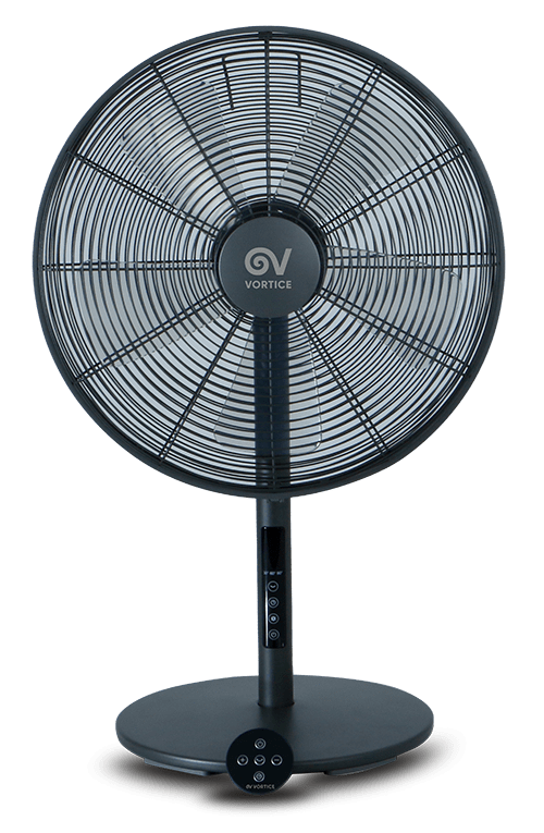 VORTICE - Gordon Evo 40/16 ventilatori oscillanti da tavolo e colonna con telecomando IR, motore DC brushless, griglia e base in metallo, 8 velocità, timer 8 ore.